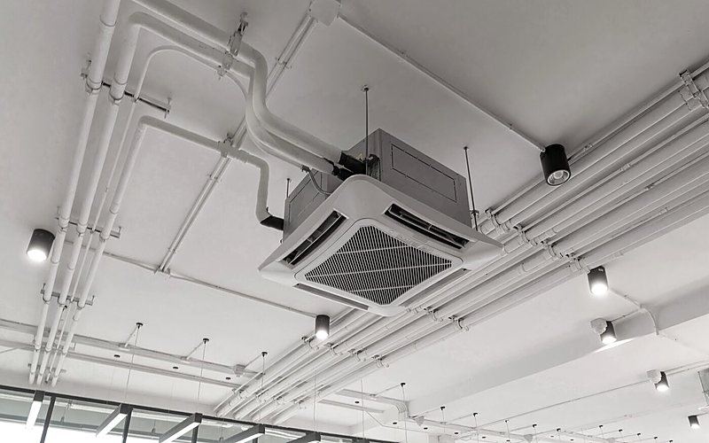 Commercial HVAC system maintenance at South Florida property by MrRhinoConnect